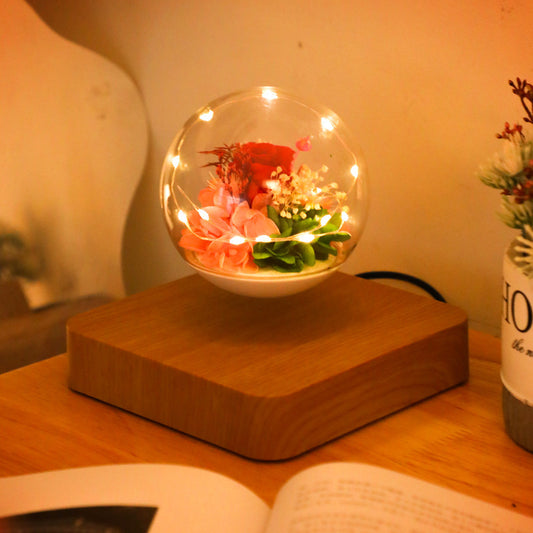 Magnetic levitation immortal flower