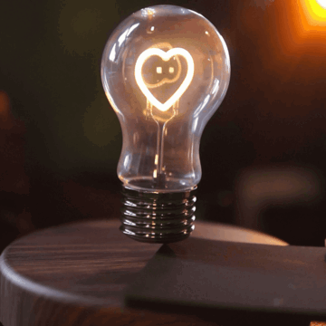 Magnetic Levitation Light Bulb